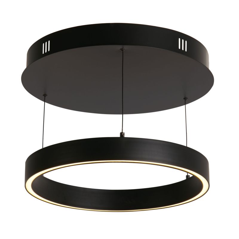 Searchlight-30410BK - Layla - Black LED Pendant with Gesture Control