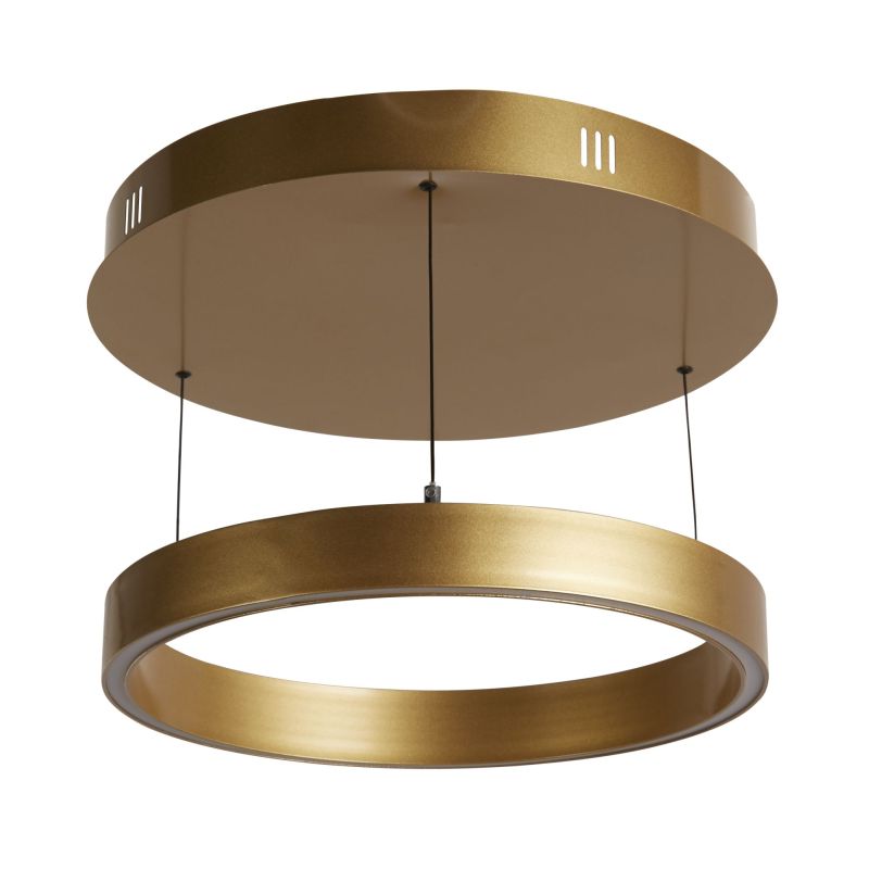 Searchlight-30410GO - Layla - Matt Gold LED Pendant with Gesture Control
