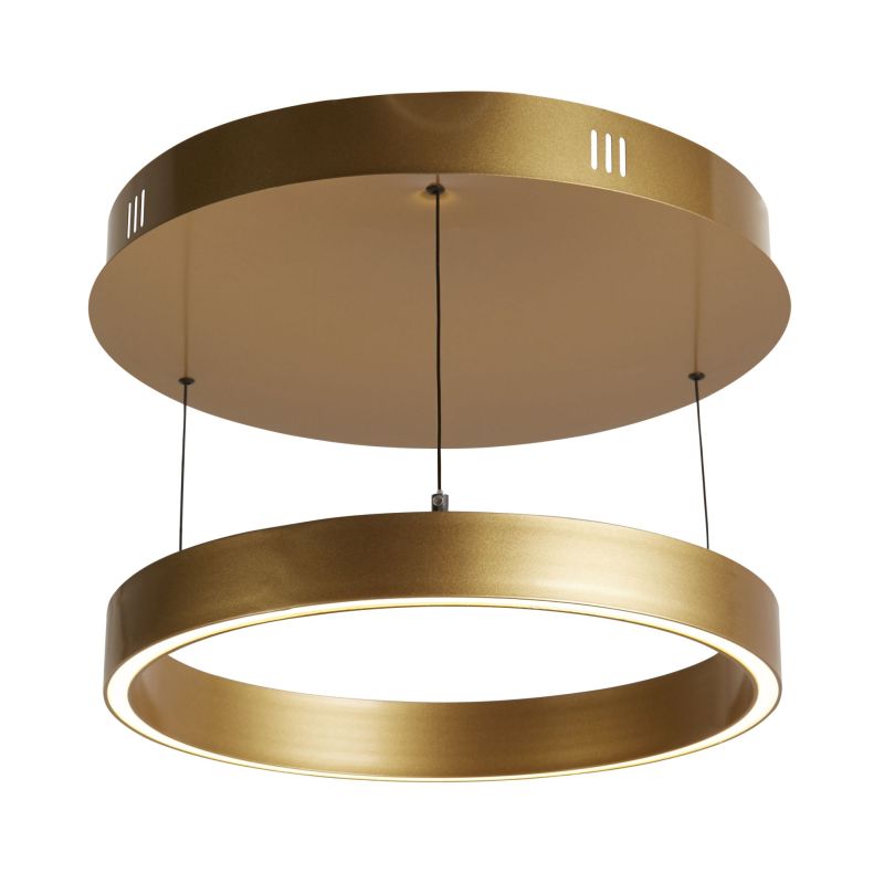 Searchlight-30410GO - Layla - Matt Gold LED Pendant with Gesture Control