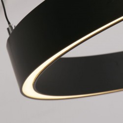 Layla - Black LED Pendant with Gesture Control