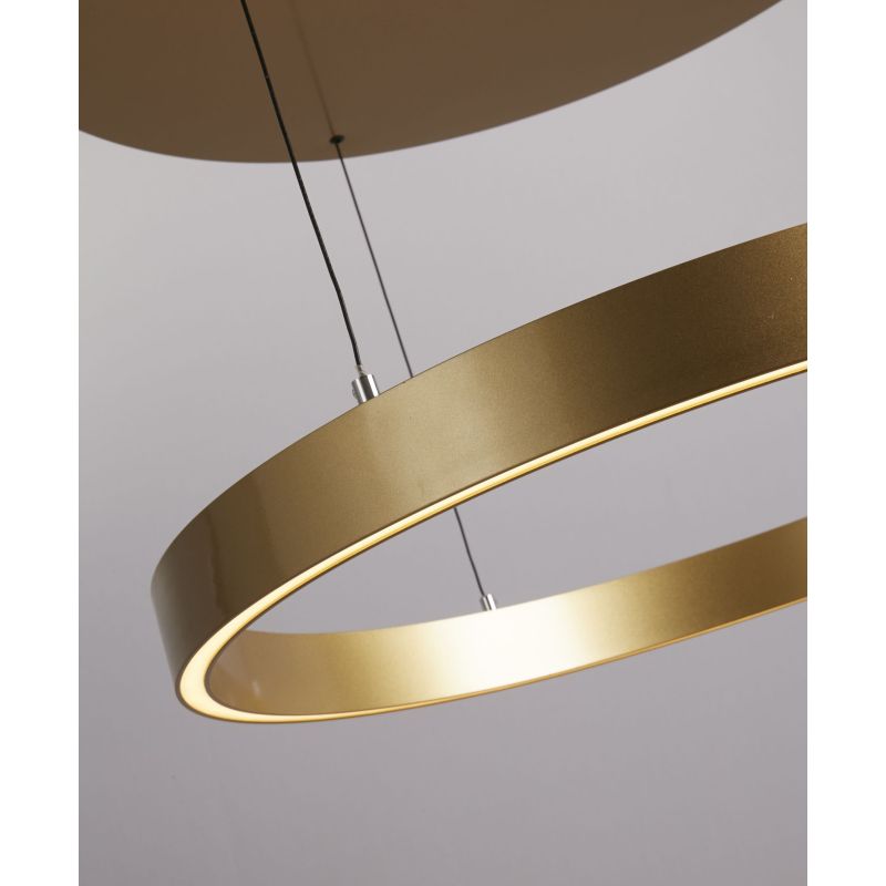 Searchlight-30411GO - Layla - Matt Gold LED Pendant with Gesture Control