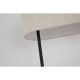 Searchlight-30502BK - Hessian - Black Floor Lamp with Oatmeal Linen Shade