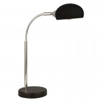 Astro - Black & Chrome Table Lamp with Black Glass Astro - Black & Chrome Table Lamp with Black Glass