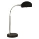 Searchlight-3086-1BK - Astro - Black & Chrome Table Lamp with Black Glass