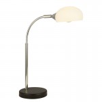 Astro - Black & Chrome Table Lamp with Opal Glass Astro - Black & Chrome Table Lamp with Opal Glass