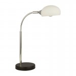 Astro - Black & Chrome Table Lamp with Opal Glass Astro - Black & Chrome Table Lamp with Opal Glass