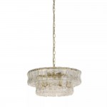 Bowlight - Painted Gold 5 Light Centre Fitting with Clear Glass