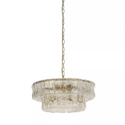 Bowlight - Painted Gold 5 Light Centre Fitting with Clear Glass