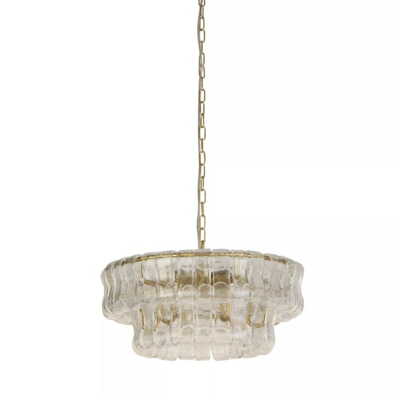 Searchlight-31315-5GO - Bowlight - Painted Gold 5 Light Centre Fitting with Clear Glass