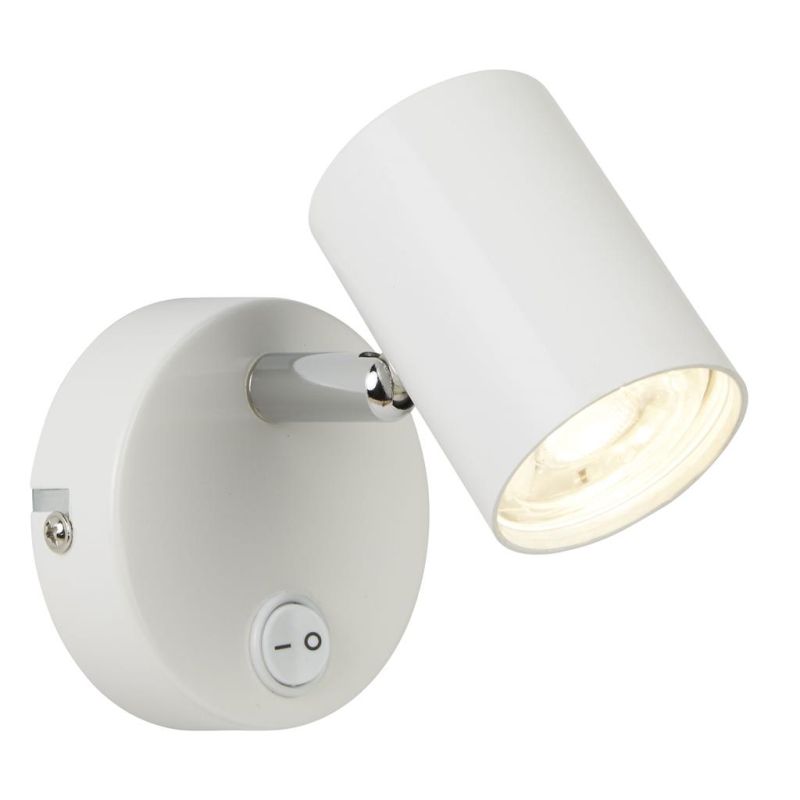 Searchlight-3171WH - Rollo - LED White & Chrome Single Spotlight