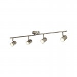 Rollo - LED Satin Silver 4 Light Bar Spotlights Rollo - LED Satin Silver 4 Light Bar Spotlights