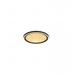 Luna - Black LED Flush with Gold Acrylic Diffuser Ø 30 cm Luna - Black LED Flush with Gold Acrylic Diffuser Ø 30 cm