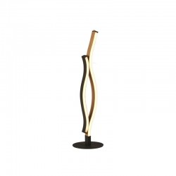 Bloom - Black LED Table Lamp with Wood Effect Bloom - Black LED Table Lamp with Wood Effect