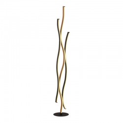 Bloom - Black LED Floor Lamp with Wood Effect Bloom - Black LED Floor Lamp with Wood Effect