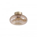 Celestial - Gold Flush with Amber Glass