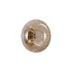 Searchlight-32156-28GO - Celestial - Gold Flush with Amber Glass