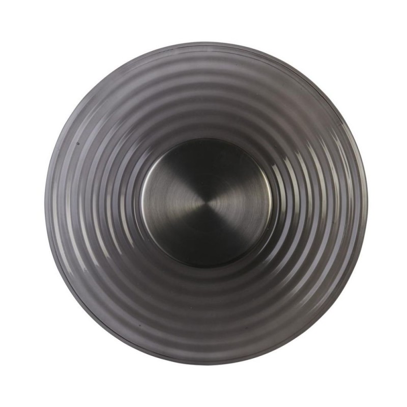 Searchlight-32210GY - Cleo - Satin Nickel LED Wall Lamp with Grey Glass