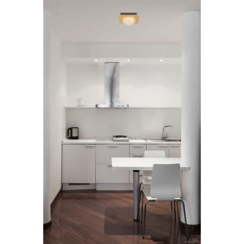 Searchlight-32511-1GO - Celestia - LED Gold Leaf & Acrylic Flush