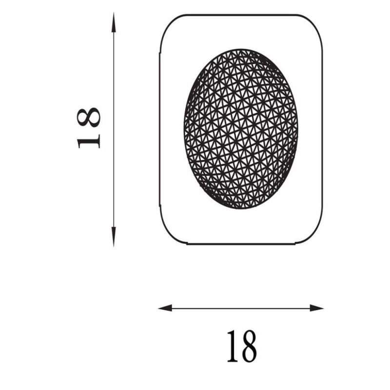 Searchlight-32511-1SI - Celestia - LED Silver Leaf & Acrylic Flush