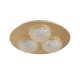Searchlight-32511-3GO - Celestia - LED Gold Leaf & Acrylic 3 Light Flush