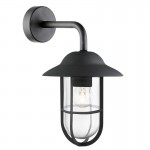 Toronto - Outdoor Silk Black Wall Lamp