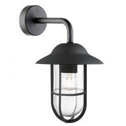 Toronto - Outdoor Silk Black Wall Lamp