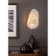 Searchlight-32983PB - Destiny - Brass LED Wall lamp with Cloudy Glass Diffuser