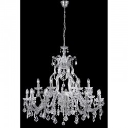 Marie Therese - Crystal & Acrylic 18 Light Chandelier - Chrome Marie Therese - Crystal & Acrylic 18 Light Chandelier - Chrome