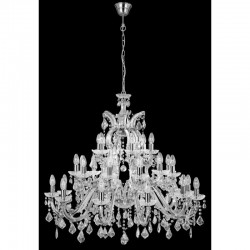 Marie Therese - Crystal & Acrylic 30 Light Chandelier - Chrome Marie Therese - Crystal & Acrylic 30 Light Chandelier - Chrome