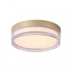 Button - Matt Gold CCT Flush with Diffuser IP65