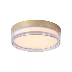 Button - Matt Gold CCT Flush with Diffuser IP65