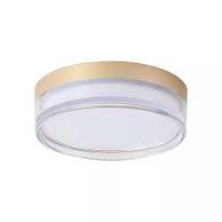 Button - Matt Gold CCT Flush with Diffuser IP65