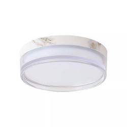 Button - Marble Effect CCT Flush with Diffuser IP65