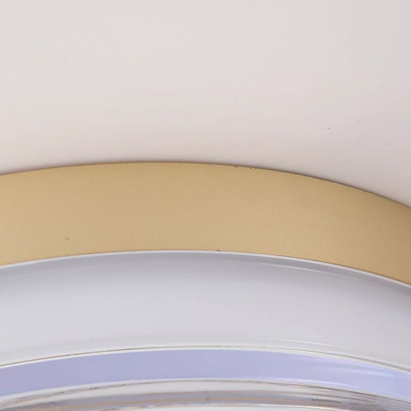 Searchlight-33300GO - Button - Matt Gold CCT Flush with Diffuser IP65