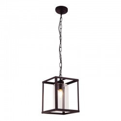 Cage - Black with Clear Glass Lantern Pendant Cage - Black with Clear Glass Lantern Pendant