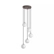 Searchlight-33450-5BZ - Frosty - Bronze 13 Light Centre Fitting with Decorative Frosted Glass