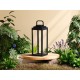 Searchlight-33502-350 - Portobello - Black Rechargeable Lantern Table Lamp IP54