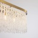Searchlight-33520-8BZ - Bella - Matt Brass 8 Light over Island Fitting with Crystal