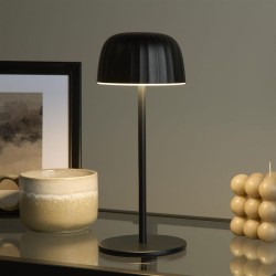 Ezra - Black Rechargeable Table Lamp IP54