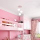 Ceiling Lights - Novelty - Opal White Glass & Pink 3 Light Kids Cluster Searchlight-3423-3PI - Novelty - Opal White Glass & Pink 3 Light Kids Cluster