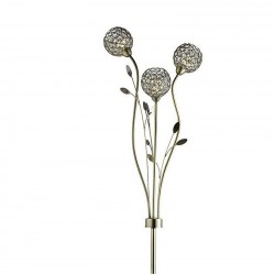 Bellis II - Crystal & Antique Brass Leaf 3 Light Floor Lamp Bellis II - Crystal & Antique Brass Leaf 3 Light Floor Lamp