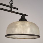 Highworth - Matt Black 2 Light over Island Fitting with Textured Clear Glasses Highworth - Matt Black 2 Light over Island Fitting with Textured Clear Glasses