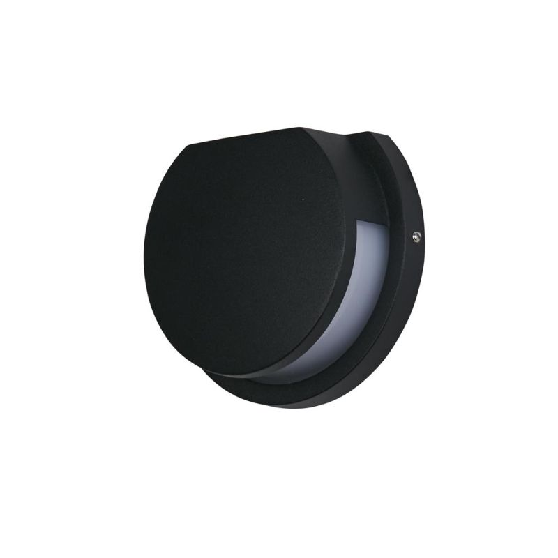 Searchlight-36110BK - Chiswick - Black LED Wall Lamp with White Diffuser IP44