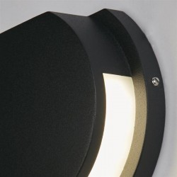 Chiswick - Black LED Wall Lamp with White Diffuser IP44 Chiswick - Black LED Wall Lamp with White Diffuser IP44