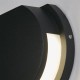 Searchlight-36110BK - Chiswick - Black LED Wall Lamp with White Diffuser IP44