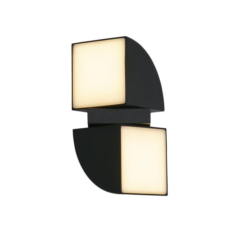 Searchlight-36150BK - Dakota - Black LED Rotatable Wall Lamp