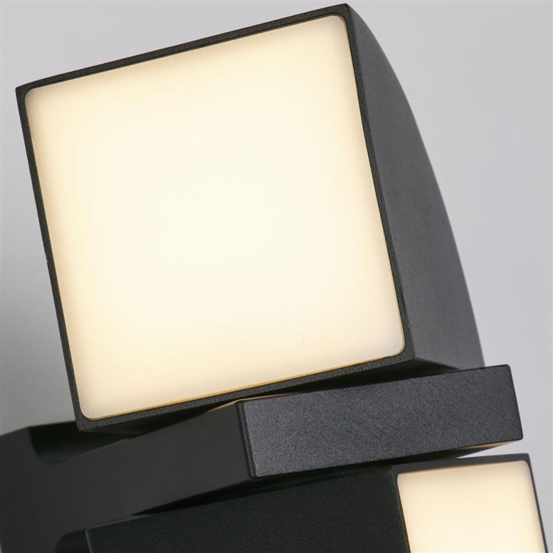 Searchlight-36150BK - Dakota - Black LED Rotatable Wall Lamp