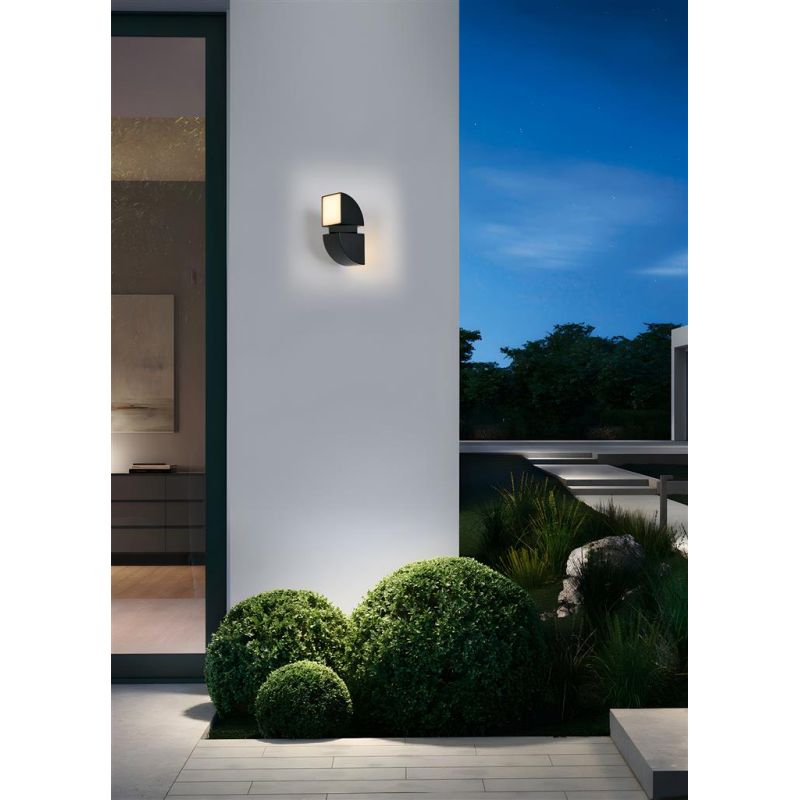 Searchlight-36150BK - Dakota - Black LED Rotatable Wall Lamp