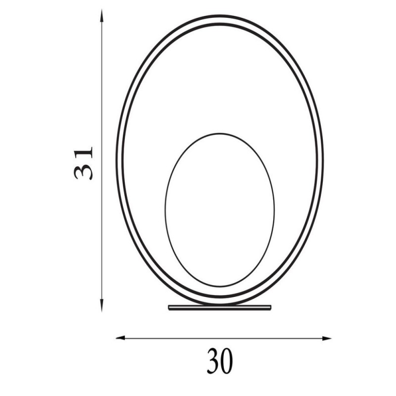 Searchlight-36301-1BK - Curio - Wooden & Black LED Table Lamp