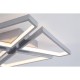 Searchlight-36520SI - Quatro - Satin Silver LED Flush
